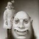 Illustration for article titled Portraits of proper Victorians with their pet troll heads and yetis